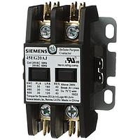SIEMENS 45EG20AL Electromechanical Contactors Contactor, 45DP,30A,2P,Open,277V