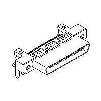 AMP Connectors - TE Connectivity 787973-1 D-Sub Connectors - Standard Density 36 .8MM CHAMP RCPT ASSY
