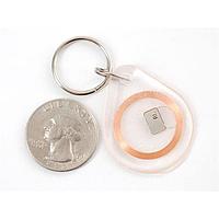 Adafruit 363 NFC/RFID Development Tools 13.56MHz RFID/NFC Clear Keychain Fob - Classic 1K
