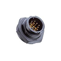 Amphenol LTW CBD-08PMMP-LC7001 Standard Circular Connector Ceres, Middle Size, Plastic, 10A+5A, 08 pins, Male Connector, Male Contact, Circular, 2 Points Lock, PCB 180, Receptacle, IP67