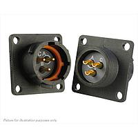 Eaton Souriau-Sunbank UTS012E3P Receptacles 3P Pin Receptacle Square Flange Sz 12E