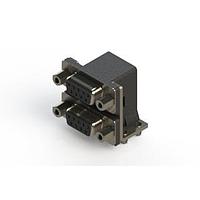 EDAC 662-009-664-043 Dual Port D-Sub Connectors Right-angle Dual Port D-Sub Connector