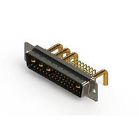 EDAC 629-36W4650-3T1 Mixed Contact D-Sub Connectors Right-angle Power Combo D-Sub Connector