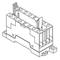 Omron Automation and Safety P7SA-14F Relay Sockets 6-P DIN MT SCKT G7SA