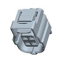 AMP Connectors - TE Connectivity 184396-1 Connectors 2X2 PLUG ASSY C KEY CLAS
