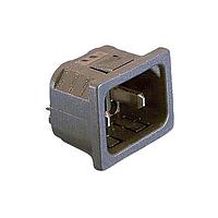 Bulgin PX0691/30/63 Inlets SNAP-FIT 3MM PANEL 6.3MM TAB