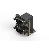 EDAC 661-009-264-056 Dual Port D-Sub Connectors Right-angle Dual Port D-Sub Connector