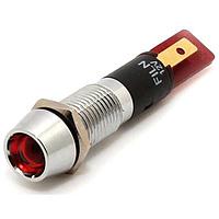 Mallory Sonalert FL1M-8CJ-2-R12V Indicators LED RED 8MM NUT 12VAC/DC