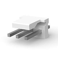 AMP Connectors - TE Connectivity 640445-3 Plug FRCTN LK HDR STR 3P Square post tin