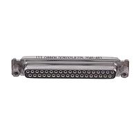 ITT Cannon DCMD37SJF225 Receptacle 90 pcb metal brkt screwlock SST shell