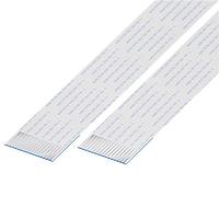 GCT (Global Connector Technology) 10-16-A-0101-C-4-08-4-T FFC / FPC Jumper Cables 1mm Pitch FlatFlexCable, 16Contact, Conductor SameSide, Len101mm/4in, Tin Plt