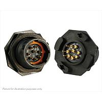 Eaton Souriau-Sunbank UTS712D8P Receptacles 8P JAM NUT PIN RECEPTACLE SIZE 12D