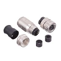 Amphenol CONEC 43-00113 M12 Female Connector SAL-12S-RKC4-S/075