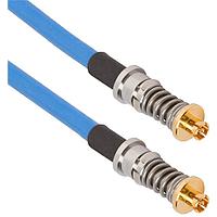 Amphenol SV Microwave FV67.3SMPM-085-FV67.3SMPM-120 RF Cable Assemblies VITA 67.3SMPM to VITA 67.3SMPM 12"Cable