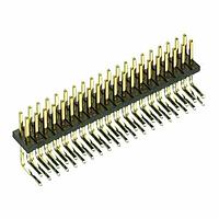 Harwin M50-3902042 Pin Strip 20+20 DIL PIN HDR HORIZ Au/Sn