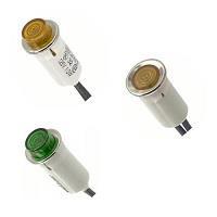 VCC L32R-ACL24-1113 LED Panel Mount Indicators PMI RND .5" RGY LED 24V Wire AMB Flat