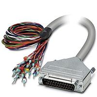 PHOENIX CONTACT 2909752 D-Sub Cable CAB-DSUB25M/OE/ 22/S/ 1M