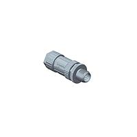 Amphenol LTW MSDP-03BMMA-SL8001 Circular Metric Connectors M Series Sensor Connector, M12, D Code, Plastic, 4A, 03 pins, Male Connector, Male Contact, Straight, Screw Thread, Solder, Field Installable, F4.5 - F6.5mm, IP68