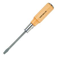 Vessel 350 -6 X 100 Wooden Handle Tang-Thru Screwdriver