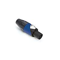Amphenol Audio SP-2-FB Speaker Connectors 2P Cable Conn Screw Black/Blue Metal