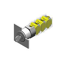 EAO 704.076.2 Switch Actuators EMER KEYLOCK KEY CODE# 252