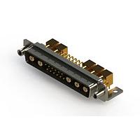 EDAC 629-17W5240-7NE Mixed Contact D-Sub Connectors Right-angle Power Combo D-Sub Connector