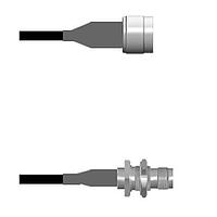 Amphenol Custom Cable Q-2I04F0003084i RF Cable Assemblies N-SP/TNC-SJB G174 84I