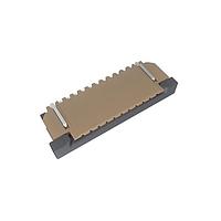 Amphenol FCI SFW11R-2STE1LF Board Mount 1.00mm Flex Connector, SFW-R series, 11 Position, Top side Contact, Side Entry Surface Mount ZIF Connector, Lead Free.