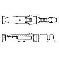 AMP Connectors - TE Connectivity 163767-4 (Mouser Reel) Standard Circular Contacts 062 SOC.ASS.TYPE 3+ Reel of 1000