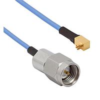 Amphenol SV Microwave FRSMPS-047-MSSMA-180 RF Cable Assemblies SMPS R/A F  SMA Straight M 18"Cable