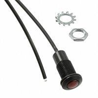 VCC FLXR1RTP12 Flexible Light Pipes RUGGED FLX LIGHTPIPE BLK FINISH 12" RED