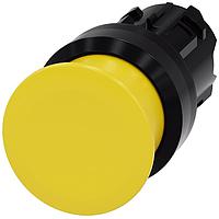 SIEMENS A6X30137060 Mushroom MUSHROOM PUSHBUTTON. 30MM. YELLOW