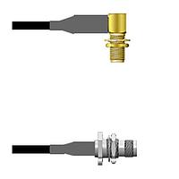 Amphenol Custom Cable Q-2R04K0008084i RF Cable Assemblies SMA-RJB/TNC-SJ RG58 84I