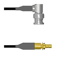 Amphenol Custom Cable Q-0E03Q0008036i RF Cable Assemblies BNC-RP/SMB-SJB RG58 36I