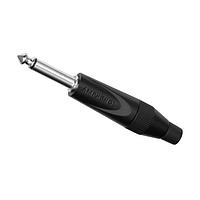 Amphenol Audio TM2PBM-AU Phone Connectors 2 POLE MONO PLG MATT BLK GLD PLTD CONT