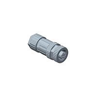 Amphenol LTW M12D-03BFFA-SL8001 Circular Metric Connectors M12 Circular Metric Connector, D Code, Metal, 4A, 03 pins, Female Connector, Female Contact, Straight, Screw Thread, Solder, Field Installable, F4.5 - F6.5mm, IP68 Mated