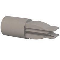 Essentra Components 60SPG00006 Grommet Nut Grommet Nut, .270x.290 Hole, .020-.140 Panel Thk