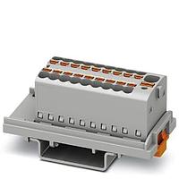 PHOENIX CONTACT 1047454 Distribution Block PTFIX4/18X15-NS35GY