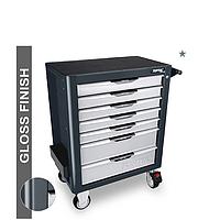 TOPTUL TCAM0703 7-Drawer Mobile Tool Trolley (Gray)