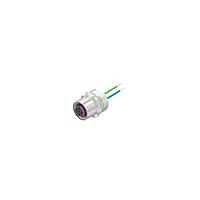 Amphenol CONEC 43-01042 M12 Female Socket B-CD 4 PROFIBUS DP-F SKT W/WIRES FRNT MNT