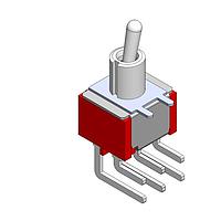 Mountain Switch 108-1MD2T2B4M6QE-EVX Toggle Switch SWITCH TOGGLE DPDT