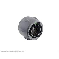 Eaton Souriau-Sunbank UTSX610E7PW Plugs Plug, without backshell, with 7 male solder contacts, IP68/69K in unmated conditions, keying W