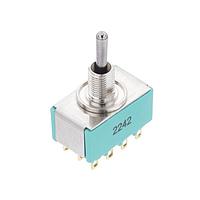 Electroswitch A433S1CWZG-M8 Toggle Switches Commercial Mini Toggle Switch Sealed 4PDT Solder Lug On-On-(On)