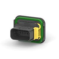 AMP Connectors - TE Connectivity 1-1564520-1 Tab Housing 12POS, TAB 1.6X0.6, TAB HSG, ASSY