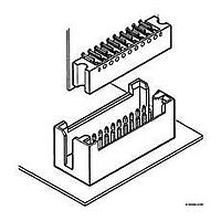 Amphenol FCI 64991-S25-3R Shrouded GUIDE PIN .100 SHRD HDR VERT
