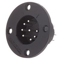 Amphenol Audio EP-8-14B Speaker Connectors METAL PANEL MT 8 PIN