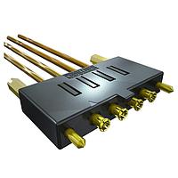 Samtec GRF1-P-C-08-1000-C1-S-S D-Sub Connectors - Standard Density 5.00 mm 50 Ohm  Ganged Micro-Miniature RF Jack