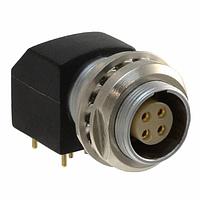 NorComp 821BR04-213R001 Connectors 1B 4 POS FML PANEL MOUNT RIGHT ANGLE