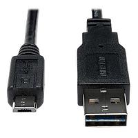 Tripp Lite UR050-006-24G USB Cables / IEEE 1394 Cables 6FTRVRUSB,28/24,A/5-PINMCRO,MM