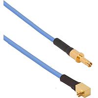 Amphenol SV Microwave FRSMPS-047-P16DSMPS-120 RF Cable Assemblies SMPS R/A F SMPS (Size 16) 12"Cable
